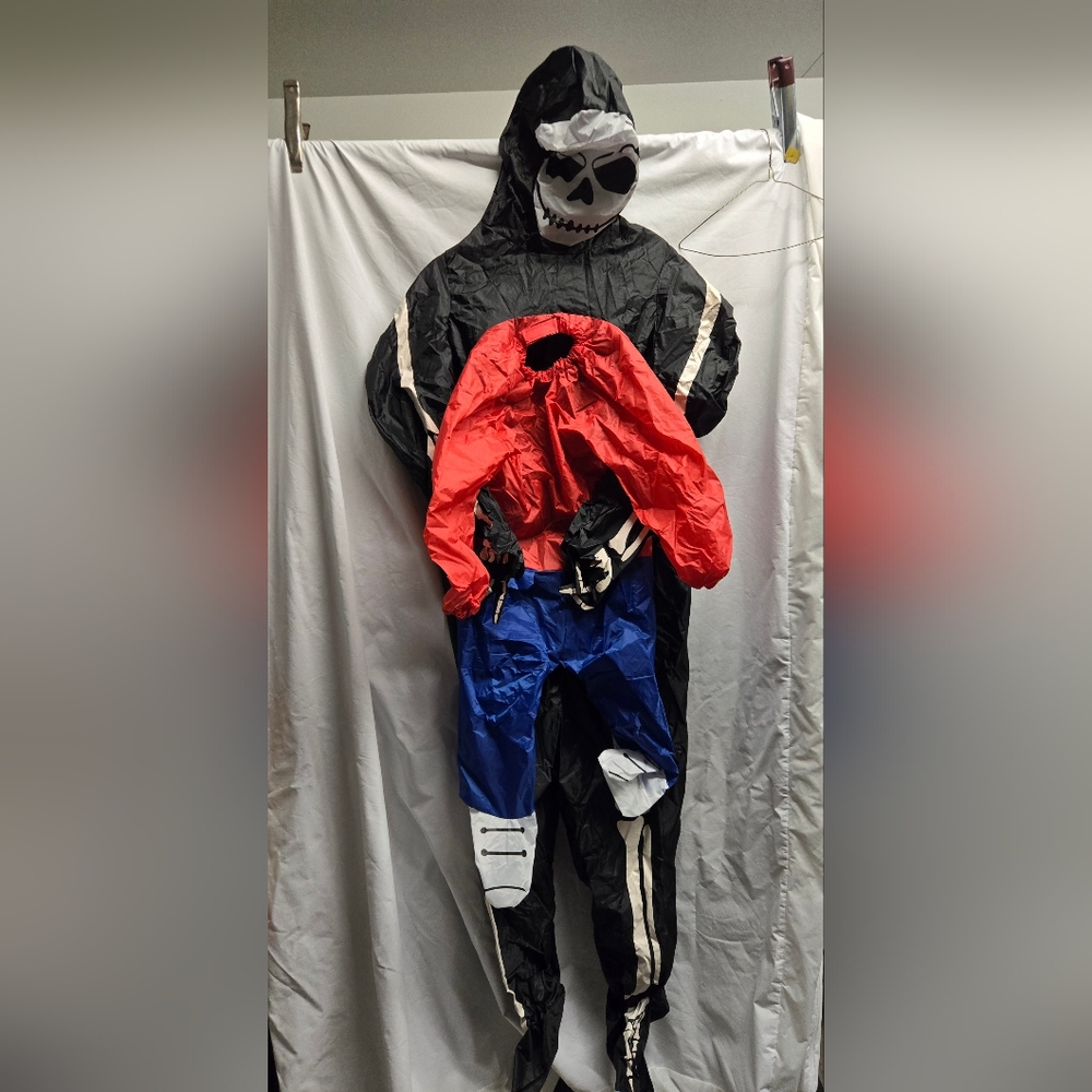 INFLATABLE SKELOTON PICK ME UP COSTUME - Picture 5 of 5